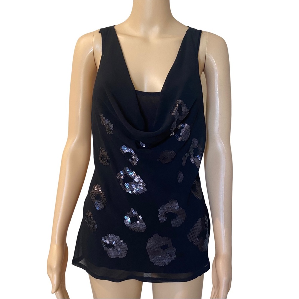 Remain Sequin Leopard Top